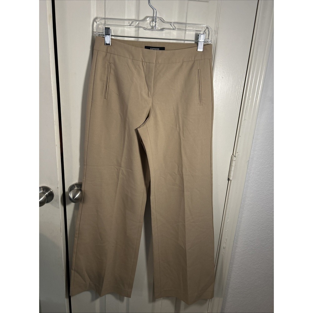 Express Stretch Dress Pants Women's Size S 1 /‎ 2 Brown Business, Work